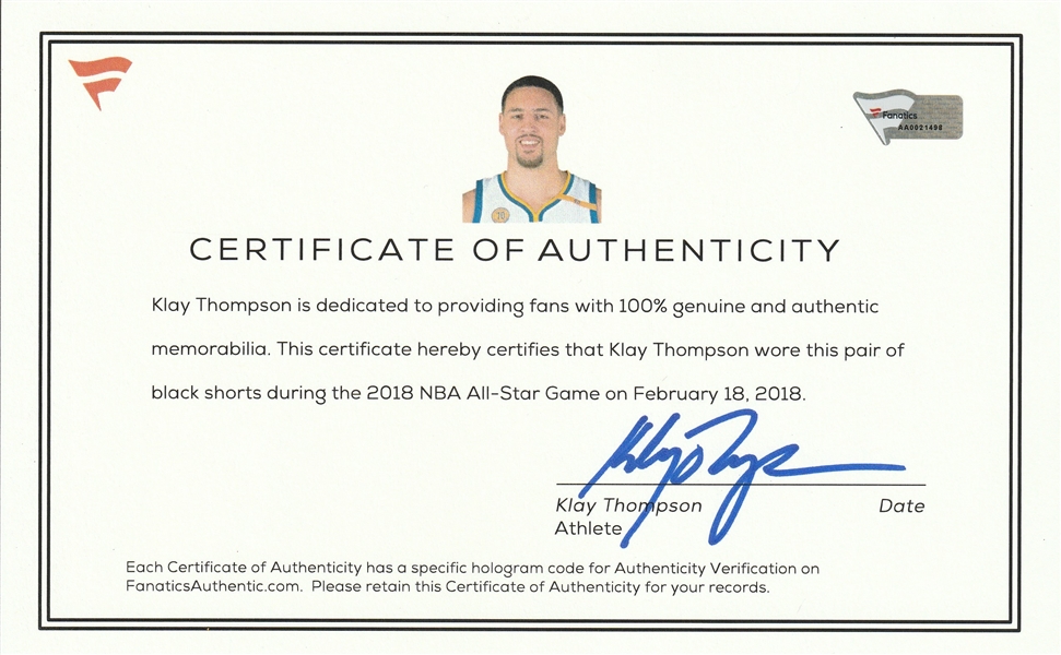 2018-19 Klay Thompson Game-Used Golden State Warriors White Jersey  (MeiGray) on Goldin Auctions