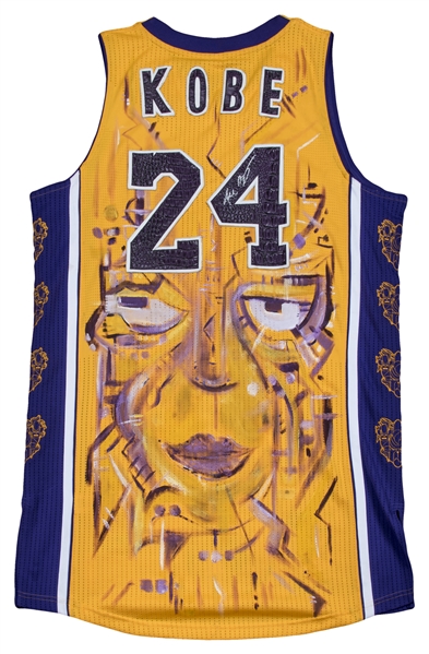 Lot Detail - Kobe Bryant Signed Los Angeles Lakers Jersey With ...