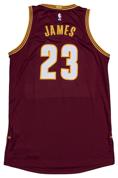 LeBron James Cleveland Cavaliers 2017 NBA Playoffs Game Worn Jersey  Available For Immediate Sale At Sotheby's