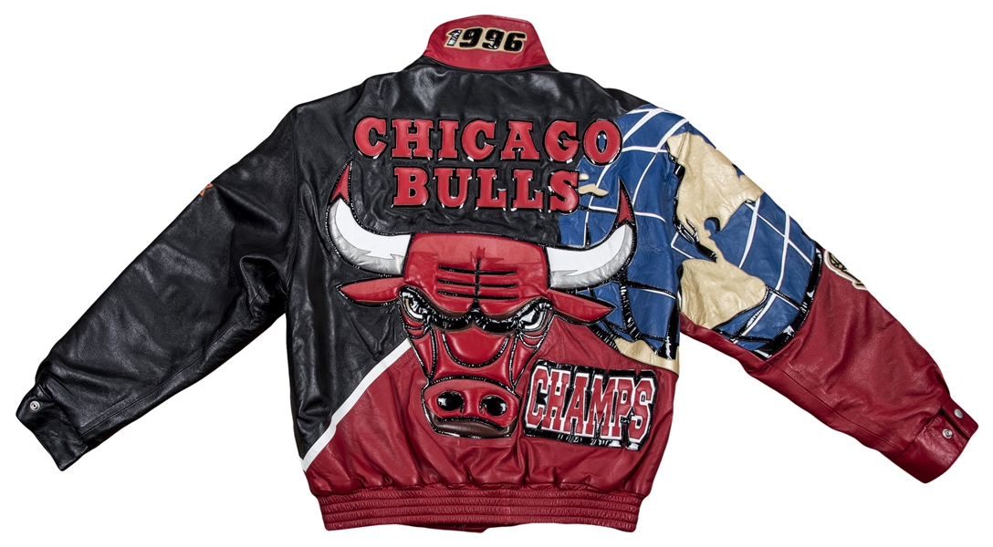 Lot Detail - 1996 Chicago Bulls NBA Champions Custom Jeff Hamilton 