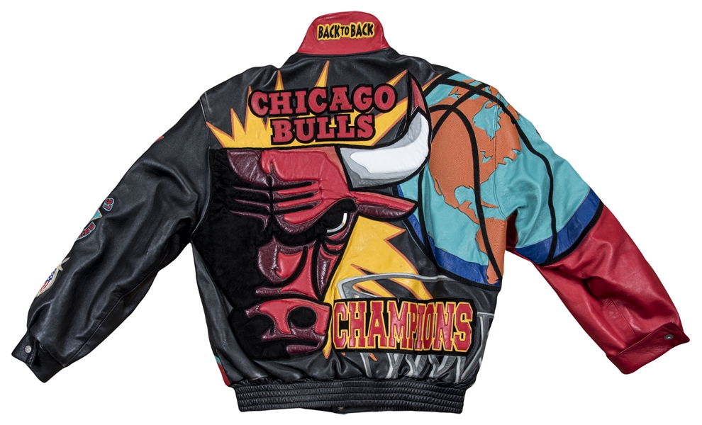 Lot Detail - 1997 Chicago Bulls Back to Back NBA Champions Custom 