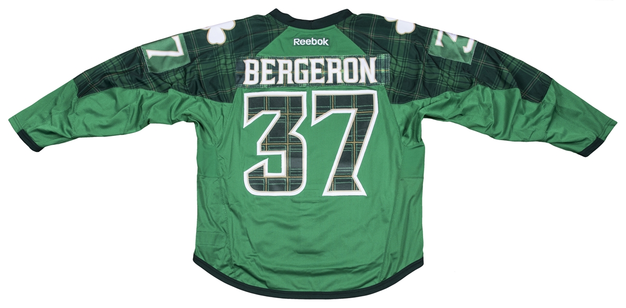 boston bruins green jersey