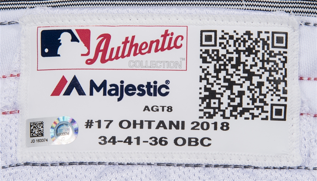 Lot Detail - 2018 Shohei Ohtani Game Used Los Angeles Angels 1980s TBTC  Home Run Uniform: Jersey Worn On 8/27/18 & Pants Worn On 8/27/18 & 8/28/18  - First Ohtani Full Uniform Ever Offered (MLB Authenticated)