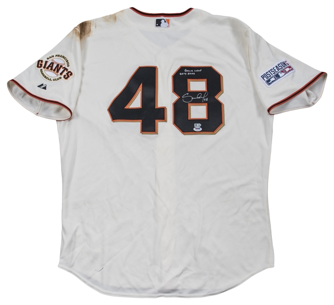 Sold at Auction: San Francisco Giants Buster Posey Autographed Black  Majestic Jersey Size L PSA/DNA