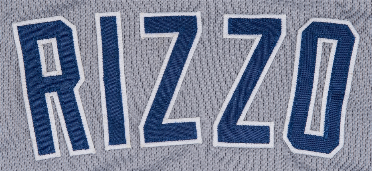 Cubs Authentics: Anthony Rizzo Game-Used Jersey - Features