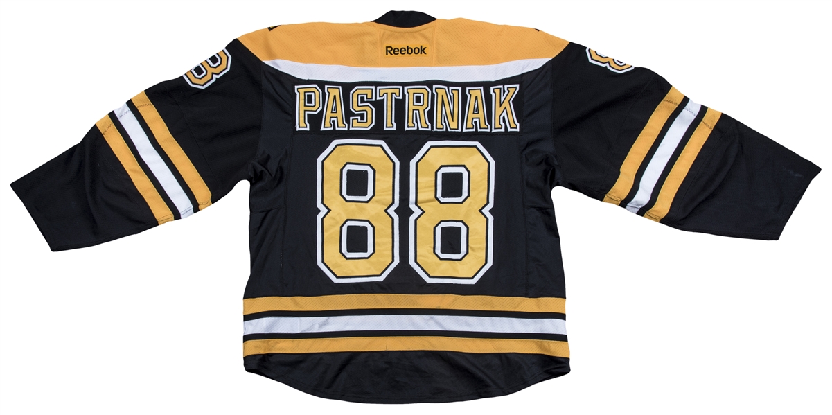 2018-19 David Pastrnak Boston Bruins Game Worn Jersey – 1st All