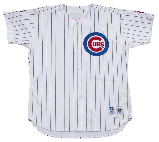 Kerry Wood 1998 Chicago Cubs Men's Home White Jersey w/ "Harry  Caray" Patch