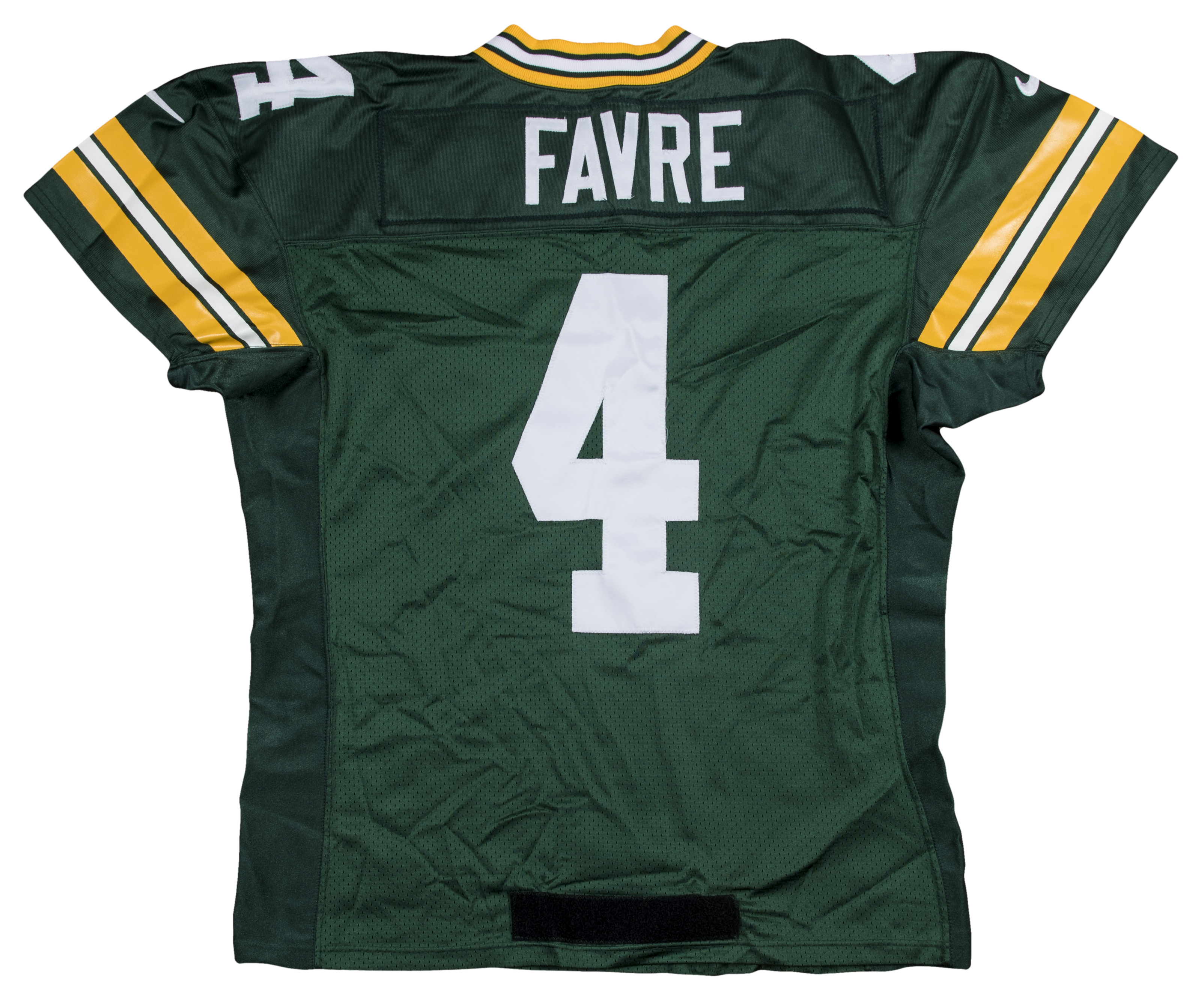 Lot Detail - 1997 Brett Favre Game Used Green Bay Packers Home Jersey ...
