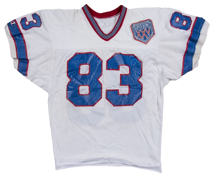 Lot Detail - 1990 Andre Reed Super Bowl XXV Game Used & Photo ...