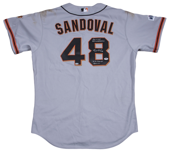 Pablo Sandoval Signed San Francisco Giants Jersey (PSA COA)