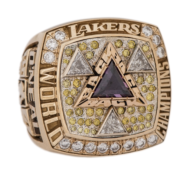 Los Angeles Lakers NBA Championship Ring - 2002