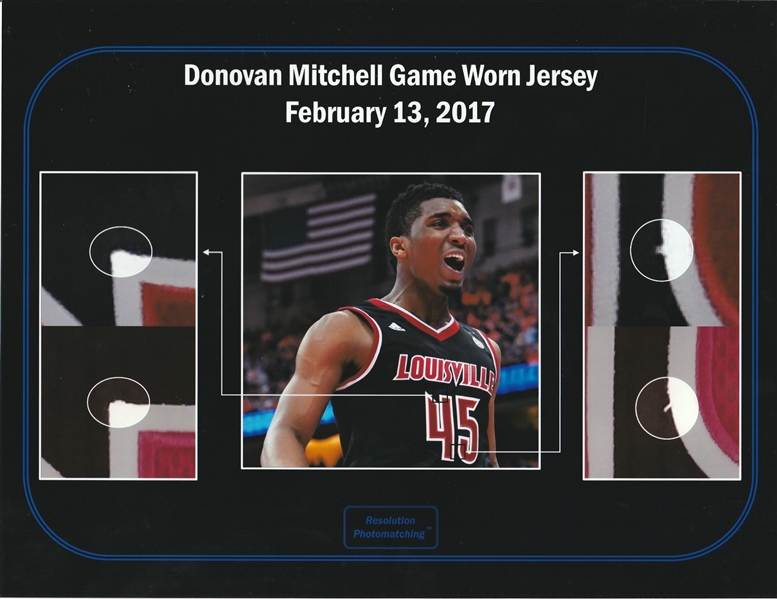 Donovan Mitchell Louisville Cardinals 2017 Game Worn Jersey Available For  Immediate Sale At Sotheby's