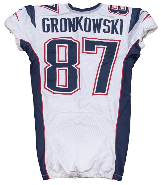 rob gronkowski game used jersey