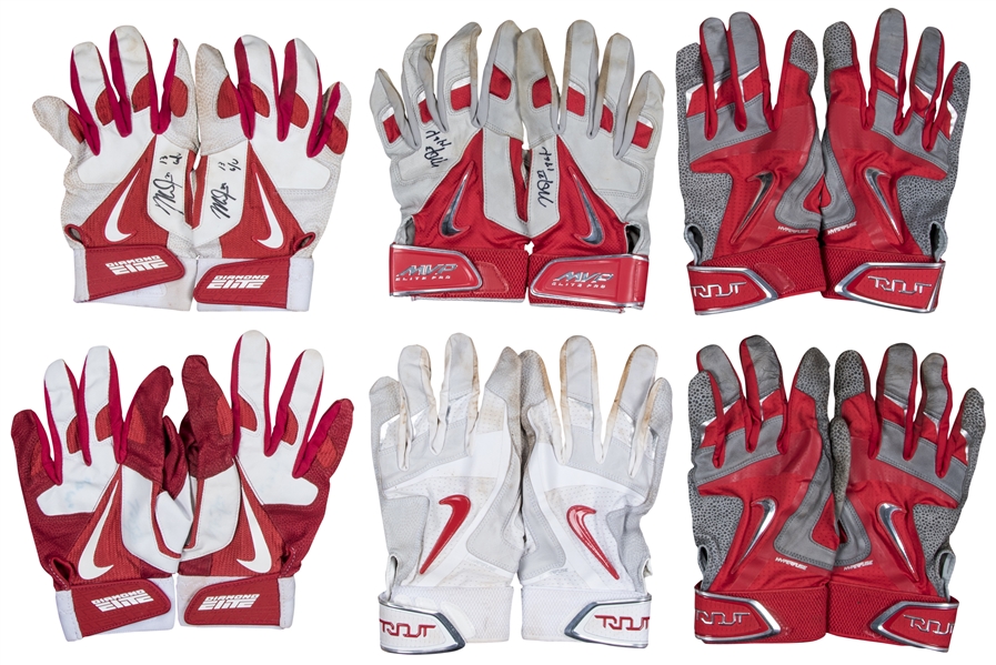 mike trout batting gloves