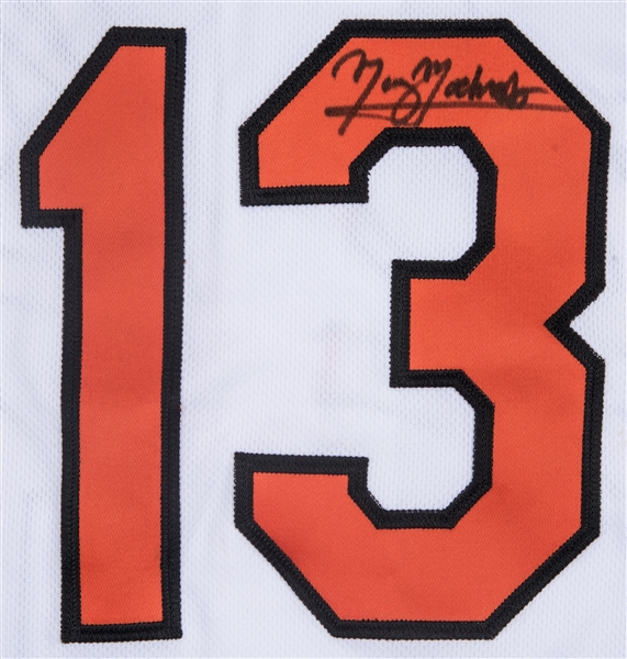 Orioles Authentics: Manny Machado Game-Used Mother's Day Jersey