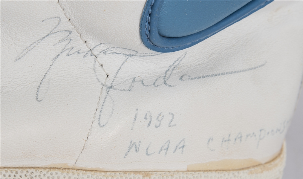 Michael Jordan Game-Worn Converse Shoes 1982 Auction