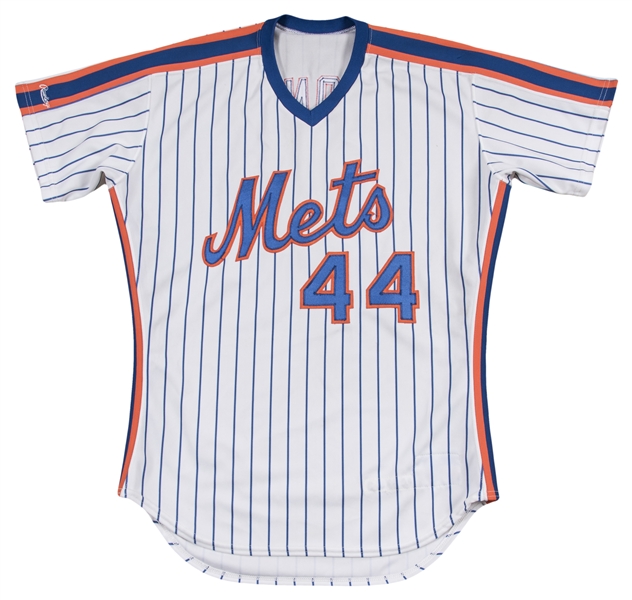 Lot Detail - 1988 David Cone Postseason Game Used New York Mets Home Jersey  (MEARS A10)