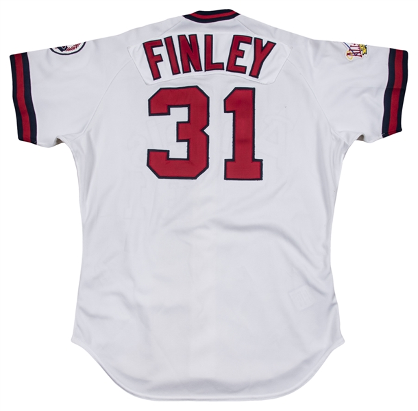 Lot Detail - 1989 Chuck Finley Game Used & Signed California Angels Home  Jersey (Beckett)