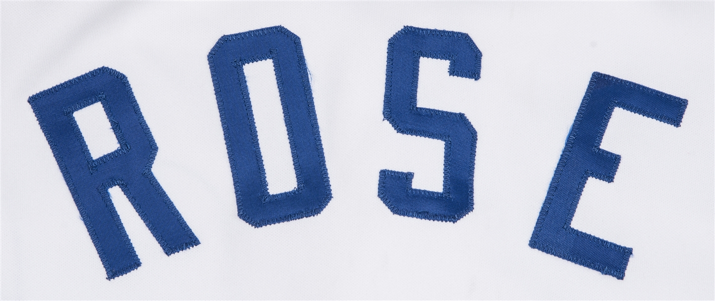 Lot Detail - 1984 Pete Rose Game Used & Signed Montreal Expos Home Jersey  (MEARS A10 & JSA)