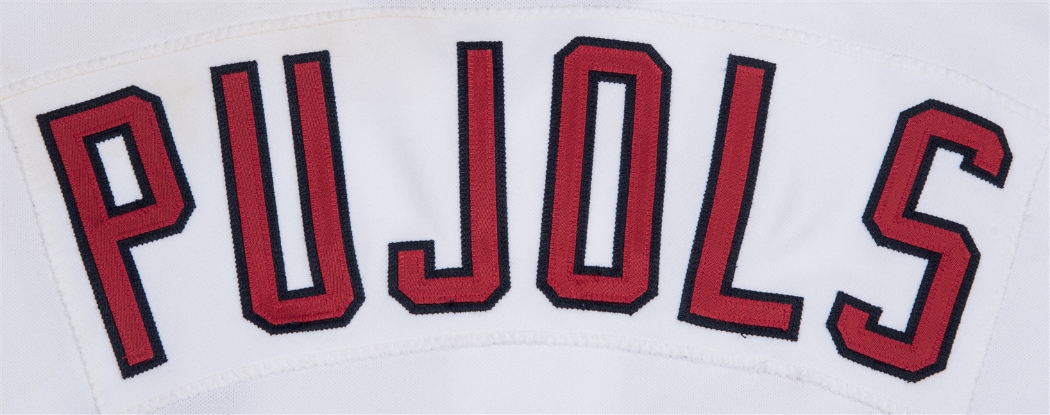 2001 Albert Pujols Game-Worn Cardinals Road Jersey (Rookie)