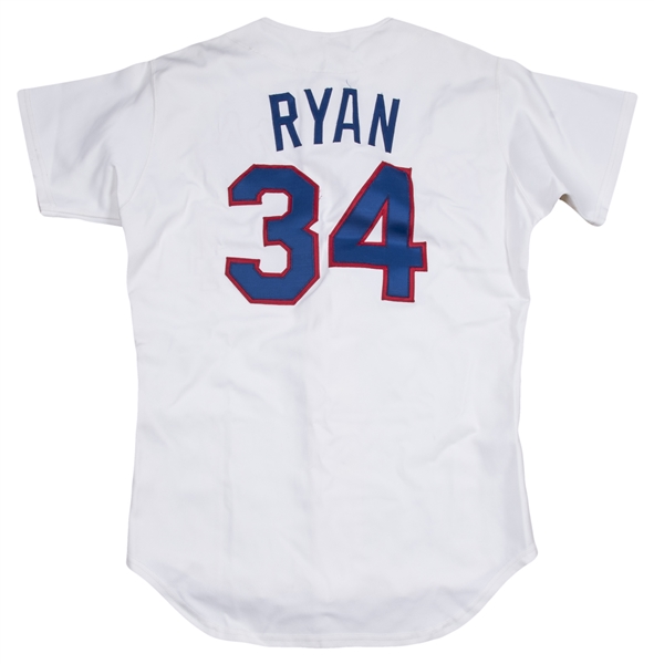 Nolan Ryan Game Used 1992 Texas Rangers Uniform Jersey & Pants