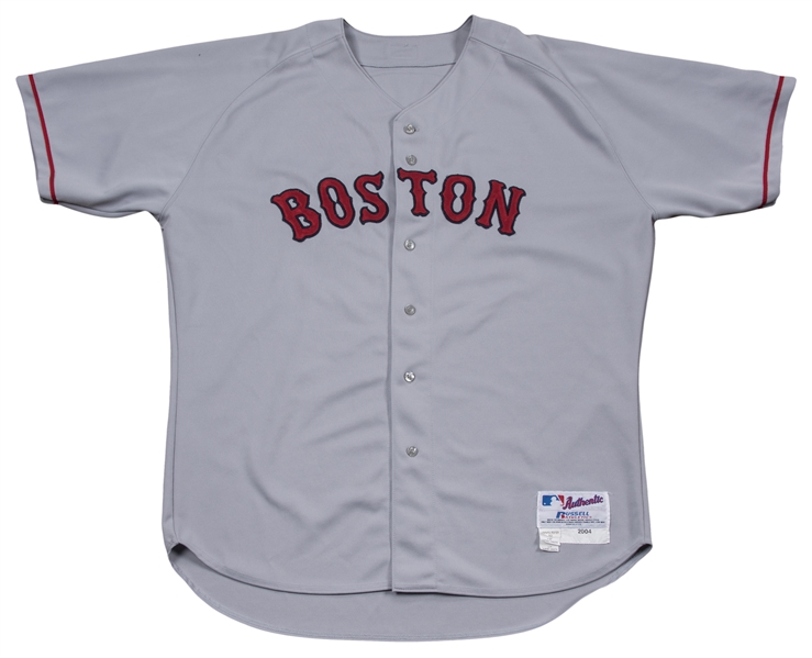 Derek Lowe Jersey - 2004 Boston Red Sox 2004 Away Throwback Baseball Jersey