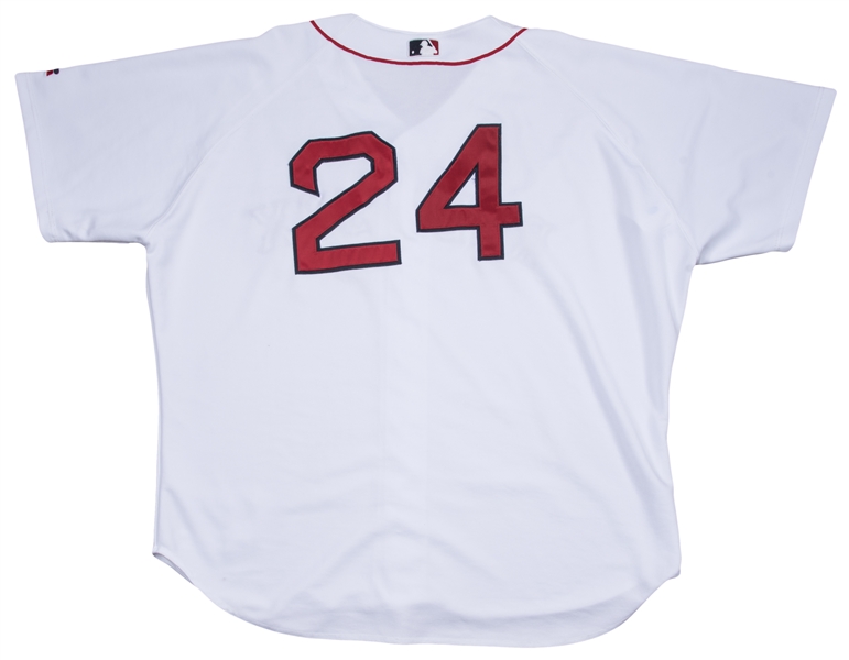 2004 Manny Ramirez Game Worn Signed Boston Red Sox Jersey With, Lot #82162
