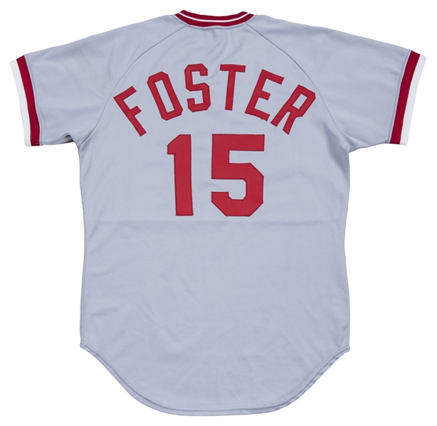 1979 George Foster Game Worn Cincinnati Reds Jersey. Baseball, Lot  #81256