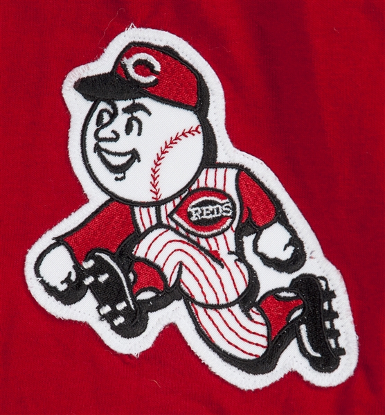 2003-06 Cincinnati Reds Delgado #75 Game Used Red Jersey Batting Practice  ST 5