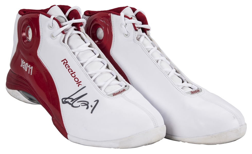 Reebok Yao Ming Houston Rockets size 18.5 Shoes 