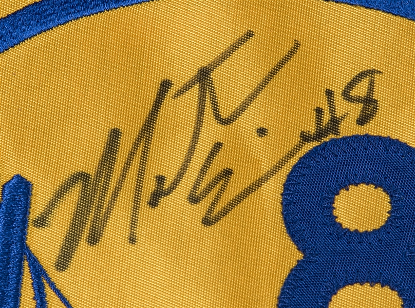 Golden state warriors autographed monta ellis basketball jersey sz xl
