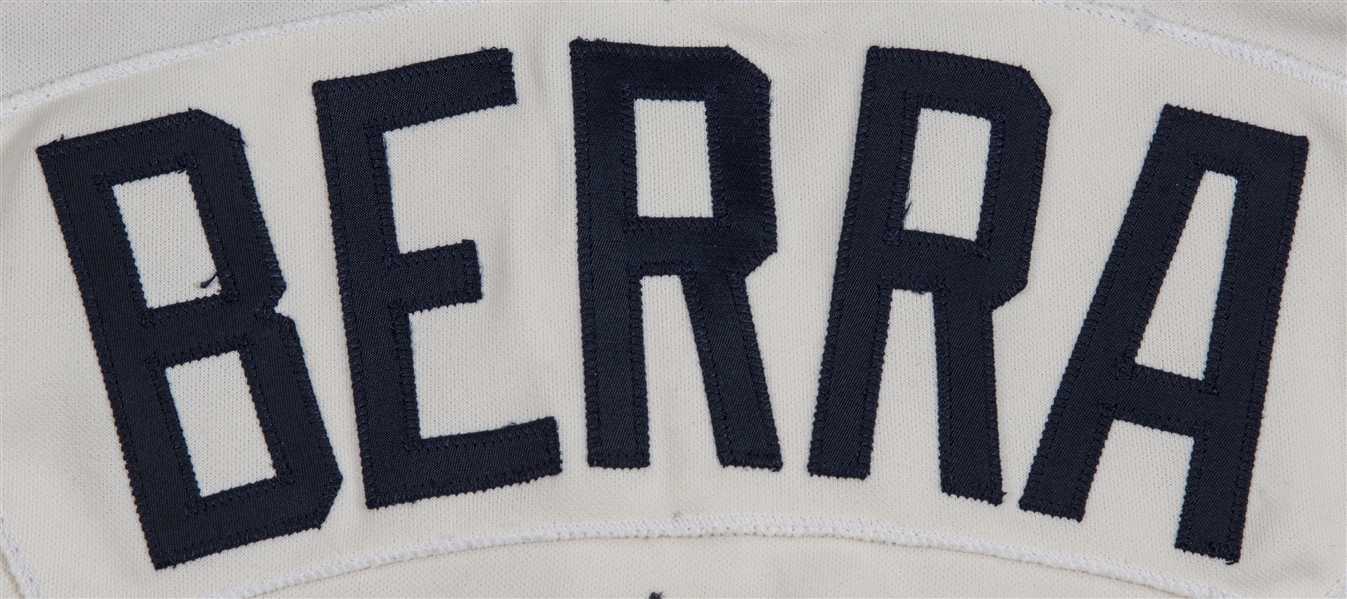 Lot Detail - 1989 Yogi Berra Game Worn & Signed Houston Astros