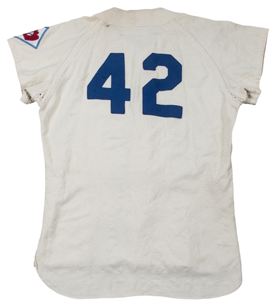 Pittsburgh Pirates 34 #42 Game Issued Grey Jersey Jackie Robinson