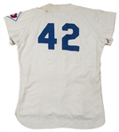 Historically Significant 1951 Jackie Robinson Game Used Brooklyn Dodgers Home Jersey (MEARS A8)