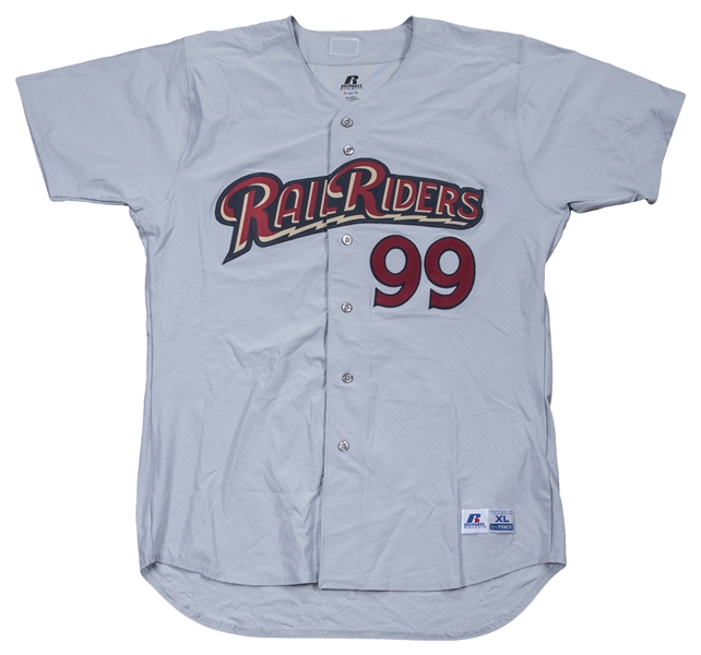 July 4, 2016 – Aaron Judge Rookie Era Game-Used, Photo-Matched, Signed  Scranton Wilkes-Barre RailRiders Independence Day Jersey – Resolution  Photomatching, Beckett on Goldin Auctions