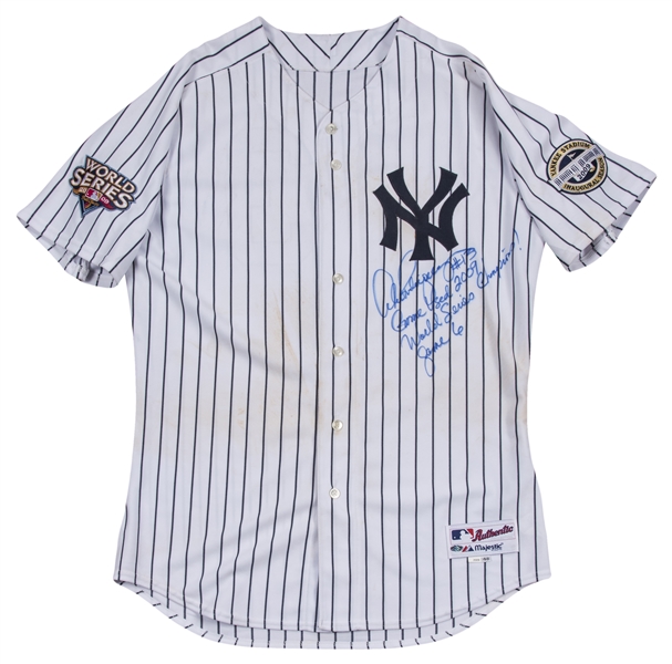 Alex Rodriguez New York Yankees 2009 World Series Jersey 54 Majestic