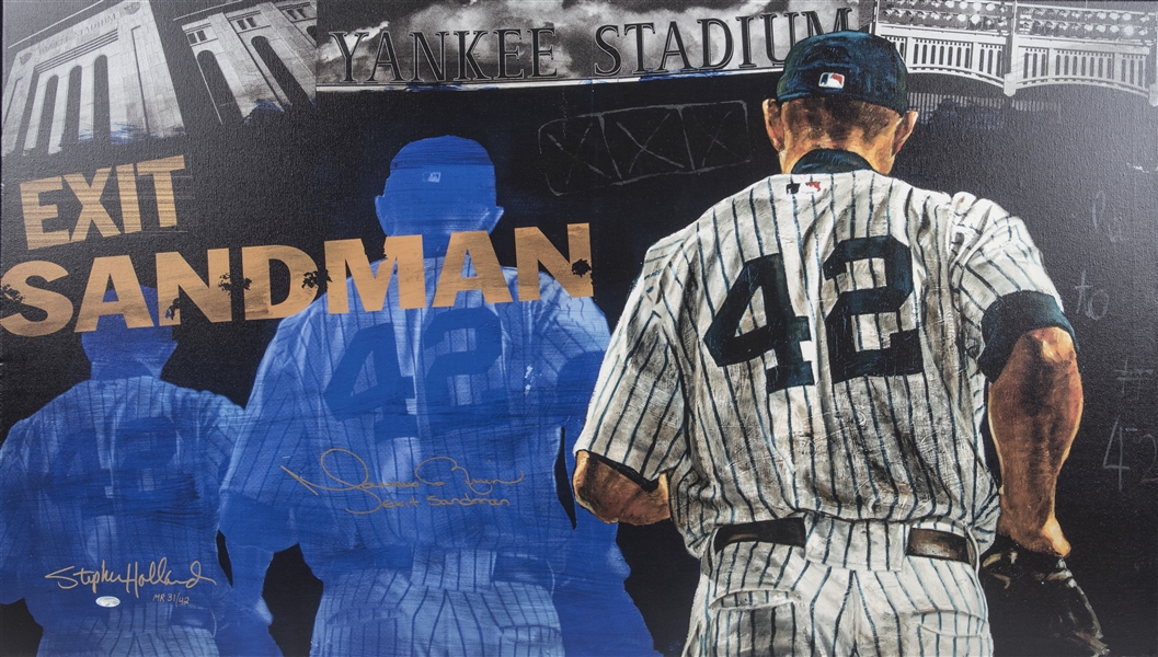 Mariano Rivera 'Unanimous' Autographed Limited Edition of 42
