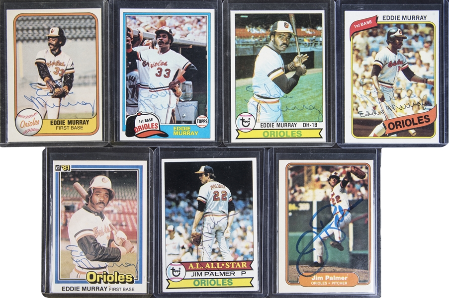 Lot Detail - Lot of (8) Baltimore Orioles Hall of Famers Signed