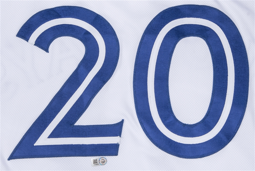Lot Detail - 2016 Josh Donaldson Game Used Toronto Blue Jays Home Jersey  Photo Matched To 4/8/2016 For Career Grand Slam #2 (MLB Authenticated &  Resolution Photomatching)