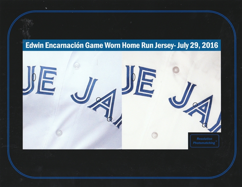Lot Detail - 2016 Edwin Encarnacion Game Used Toronto Blue Jays