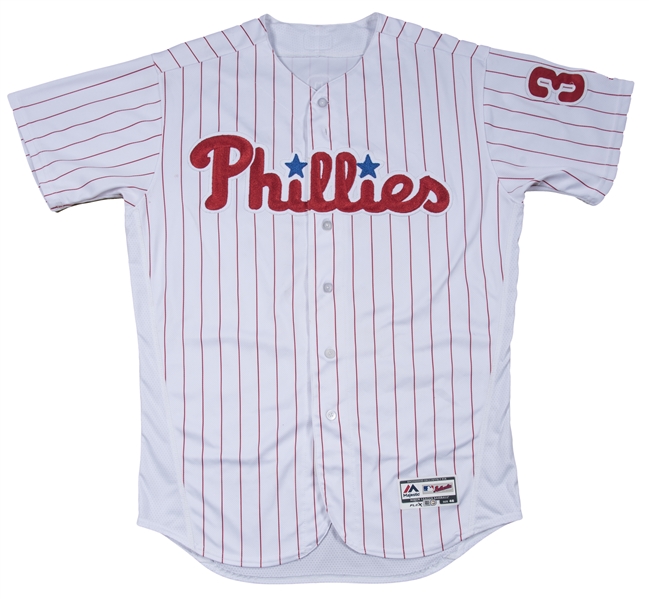 Lot Detail - 2018 Odubel Herrera Game Used Philadelphia Phillies Home Jersey  Photo Matched To 13 Games For 5 Home Runs (MLB Authenticated & Sports  Investors Authentication)