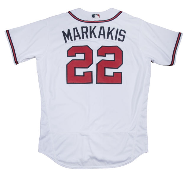 Lot Detail - Nick Markakis Signed Braves Jersey (MLB)