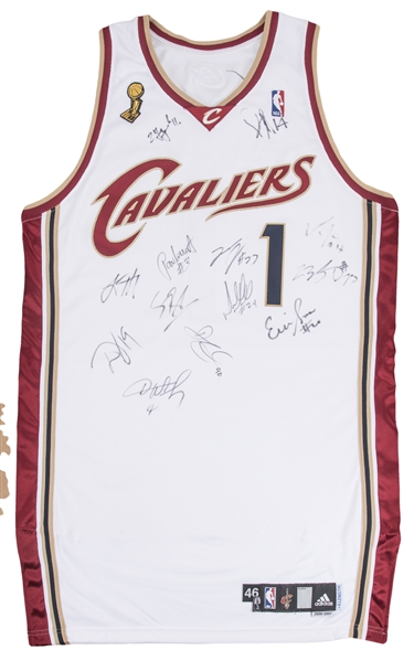 LeBron James Cleveland Cavaliers Autographed Blue Adidas 2007 All