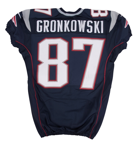 Lot Detail - 2012 Rob Gronkowski Game Used New England Patriots ...
