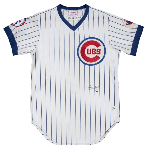 Lot Detail - 1976 Bruce Sutter Rookie Season Game Used & Signed Chicago Cubs  Home Jersey (Sports Investors Authentication & Beckett)
