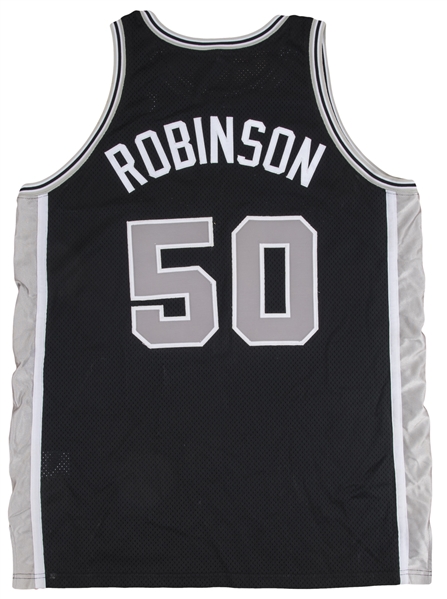 1996-97 David Robinson Game-Worn, Signed Spurs Jersey