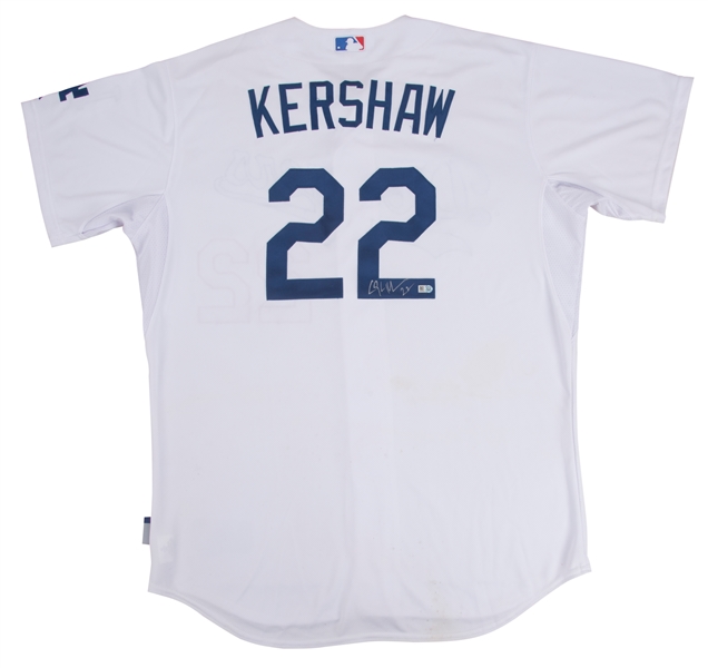 Clayton Kershaw autographed Jersey (Los Angeles Dodgers)