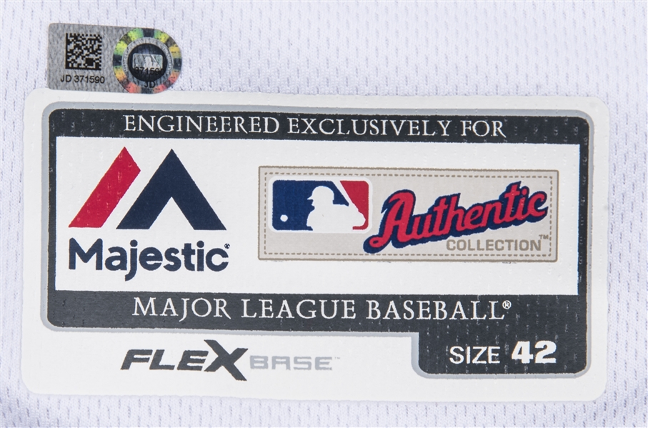 2019 Alex Bregman Game-Used World Series Home Jersey for Games 1 and 2  (Size 42)