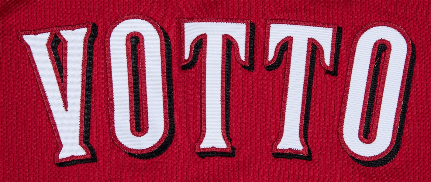 Lot Detail - 2016 Joey Votto Game Used Cincinnati Reds Alternate