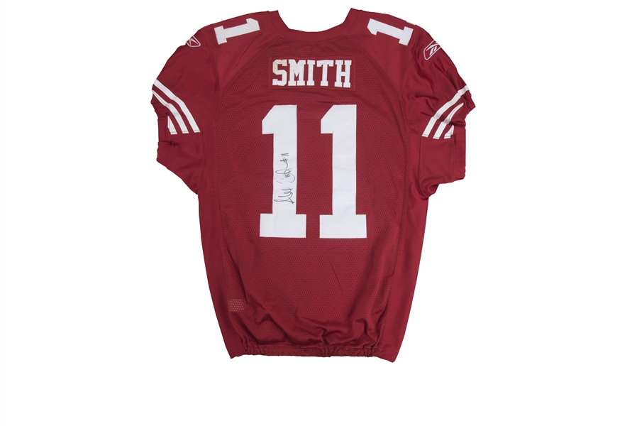Lot Detail - 2011 Alex Smith Game Used & Signed San Francisco 49ers Home  Jersey Used on 10/30/2011 (NFL-PSA/DNA COA)